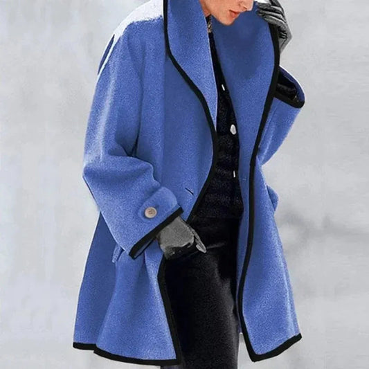 Women's Casual Button Oversized Hooded Coat